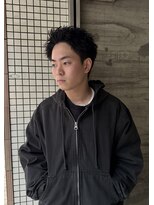 ニトバイアンキシム メンズ(nit by AHNKISM) spiky short perm