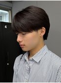 マッシュ/黒髪/ナチュラルマッシュ/メンズ/ツーブロック