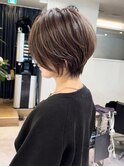 30代40代50代ショート白髪ぼかし銀座丸みくびれ井