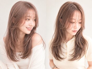 ミミ ブランシェ(Mimi Branche)の写真/【透明感ダブルカラー×レイヤーカットが◎】顔周りレイヤーや韓国風レイヤーカットが得意なsalonです＊