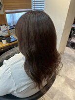 ヘアリゾート粋 トゥジュ 池袋東口店(tujuh)&nbsp;艶髪ブラウン/ウェーブ/レイヤーカット