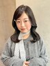 【学割U24★】前髪/顔周りカット +艶カラー+超音波トリートメント¥5500