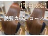 9月【平日がお得】１番人気コース！カット＋水素カラー＋水素トリ23500円～