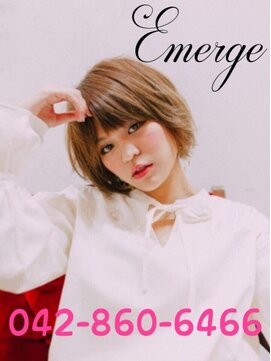 エマージュ 町田(Emerge) マッシュボブ×ベージュカラー[町田]