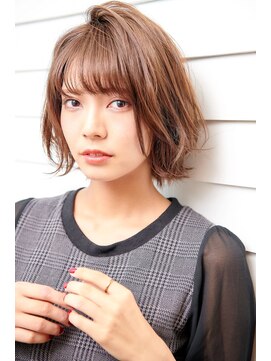 フレン(flen) 【flen】大人可愛い外ハネゆるふわショートボブ