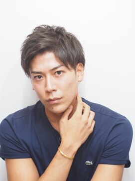 メンズサロン ハリウッド(HOLLYWOOD) 【アップバング】ツーブロック×ネープレス王道ショート