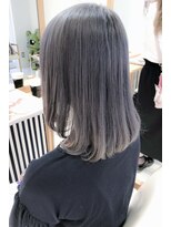 デイズ(days)&nbsp;ワンレンアッシュカラー☆透け感が可愛い透明感カラー