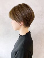 アイティーバイアルバム 八王子店(IT by ALBUM)&nbsp;ショートブラウン_マッシュショートフェザーバング_ba345091