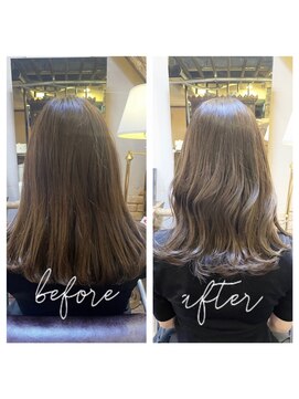 アックスピュア(axe pure) 抜け感がおしゃれ★シルバーカラー#神泉#渋谷