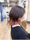 グラデーションピンクボブ