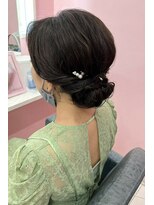 シーズン 大阪(SEASON) 【ヘアセット】シニヨン×アップヘア