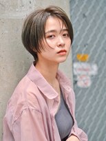 シーン(SCENE)&nbsp;オリーブアッシュ　ハンサムショート　ブリーチ【天神/今泉】