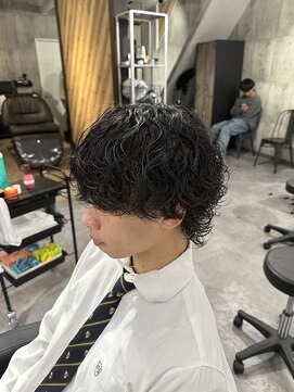 ビカムメンズヘアー 栄店(become men's hair) 波巻きウルフ