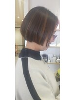 パウダーヘアー ルミニティ(powder hair luminity) ハイライトカラーボブ