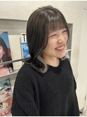 【 YUCCA 】大人可愛い20代30代40代インナカラー/グレージュ