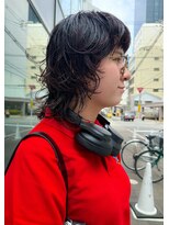 カフ(CAF) CAF 照下 ウルフ パーマ カール 大阪美容室