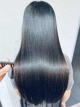 ウェーブ(WAVE)の写真/湿気による広がり,うねり,パヤ毛でお悩みの方に、乾かすだけで決まる。自然な柔らかぷるぷるストレート♪
