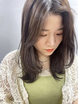 キートス 高知店(kiitos) ★オリーブベージュレイヤーカット