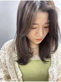 ★オリーブベージュレイヤーカット