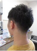 黒髪ベリーショート ツーブロショート