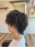 ウルフ×波巻パーマ