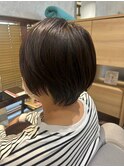ショートカット/ダークブラウン