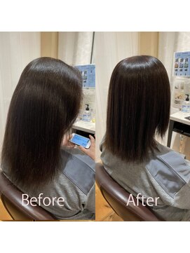 プールブー(PourVous) 髪のパサつきやクセにお悩みのお客様への施術例