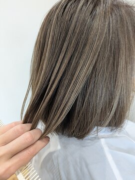 グロウ(grow) 白髪染め対応♪オリーブグレージュ×ボブ