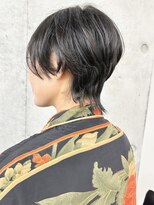 モリオ(morio)&nbsp;<くびれショートウルフレイヤーマッシュウルフカット30代40代3