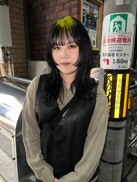 シイ(SIE) ライムグリーンの根元デザインカラーと姫レイヤー☆