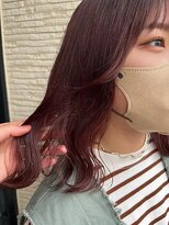 バショ(ba sho)&nbsp;ボルドーカラー/チェリーレッド/ワインレッド