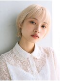 くびレイヤーエモージュ前髪モテベージュレイヤーミディ/高円寺