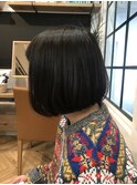 【前下がりボブ】