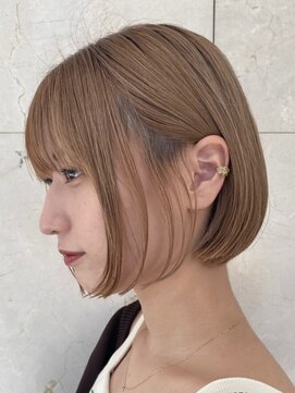 ロンド ストラーダ 心斎橋(Lond strada) レイヤーボブ×ハイトーン[心斎橋/髪質改善]