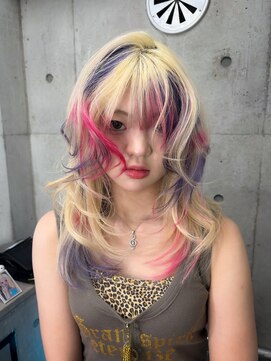 インク 渋谷(INK.) レイヤーカット デザインカラー