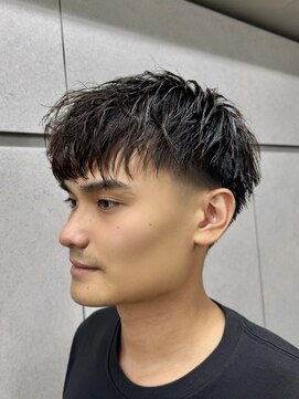 ニコ トウキョウ ロジック(nico TOKYO Logic) 刈り上げアップバングスパイキーショートパーマスパイラルパーマ