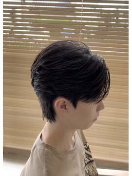 メンズギフト(men's GIFT) 刈らないフェザーパーマメンズショートマッシュ
