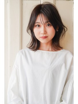 ニューヨークニューヨーク 三宮駅前店(NYNY) ミディアムレイヤー+ダークブラウン