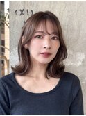 ミディアムレイヤーカット/くびれヘア/大人可愛い/20代30代40代
