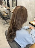 立体感◎ハイライトカラー ヘーゼルベージュ