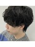 メンズカット+ダウンパーマ[ダウンパーマ/メンズパーマ/マッシュ/ウルフ]