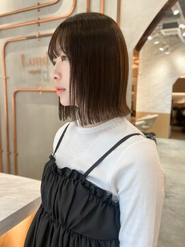 ロンドクレール 川崎(Lond clair) 【北澤華】ブリーチなし/髪質改善/ピンクベージュ/前髪/川崎