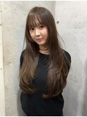 【ハッシュカット/ヘーゼルベージュ/フルバング/川村晃雅】