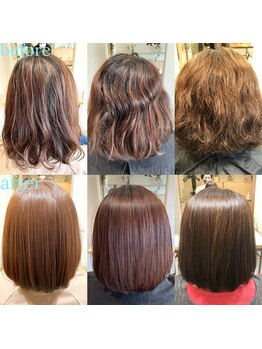 ミーヘアー(mii hair)の写真/お悩みのくせ毛・うねりを解消!柔らかい質感と自然な仕上がりで、毎日を心地よい髪と♪