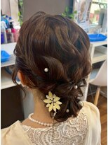 ジェネータ 新横浜店(GENETA) ゆるふわシニヨン【横浜/ヘアセット/着付け/ヘアメイク】