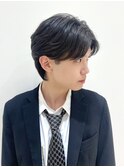 毛流れセンターパート