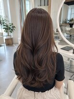 テーラヘアー 我孫子店(TELA HAIR)&nbsp;モカブラウン×韓国風レイヤーカット【TELA HAIR 我孫子店】