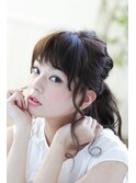 ～女子力UP!～ツイスト&編み込み☆ルーズヘアセット