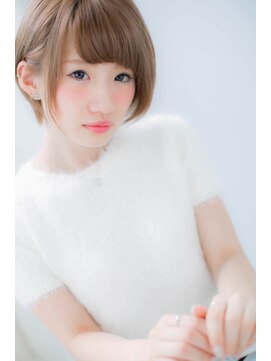 ローレン(LOREN) ＊LOREN＊トップノットミルクティーカラー骨格矯正ショート