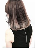 グラデーションハイライト×レイヤーボブ